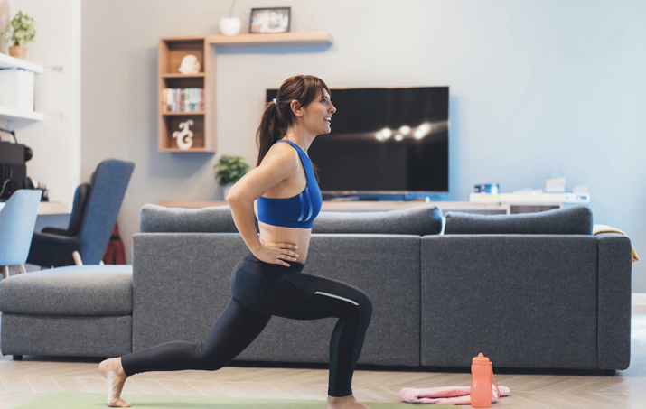Covid tips exercise at home is needed