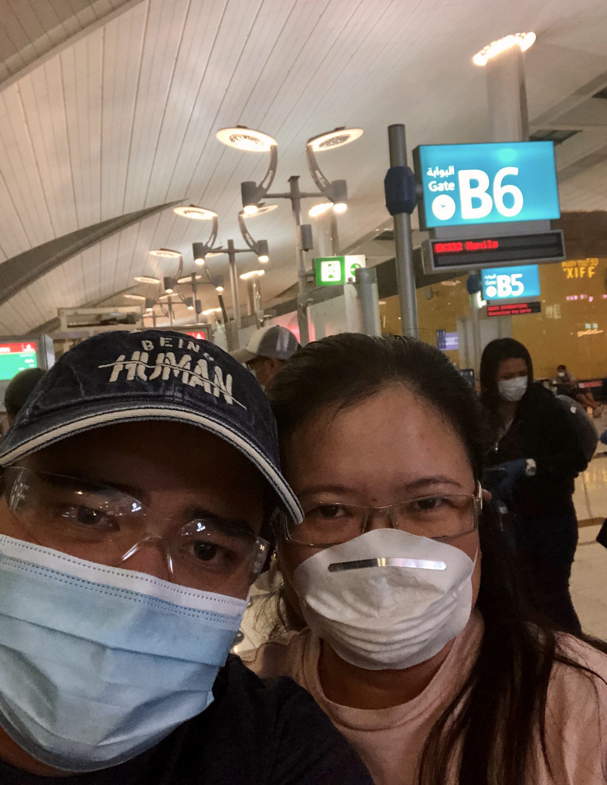 Dubai to Manila OFW flight